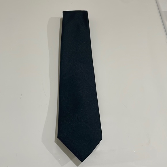 Dior Other - Christian Dior Classic Black Logo Tie—Great Looking!! Subtle Logo—Like New!!